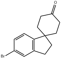 5-BROMO-2,3-DIHYDROSPIRO[CYCLOHEXANE-1,1-INDEN]-4-ONE 구조식 이미지