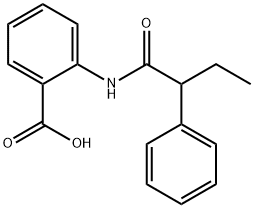 2-[(2-phenylbutanoyl)amino]benzoic acid Structure