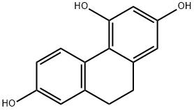 2,4,7-Trihydroxy-9,10-dihydrophenanthrene Structure