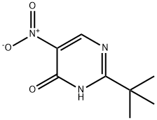 2-tert-butyl-5-nitropyrimidin-4-ol Structure