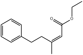 2-Pentenoic acid, 3-methyl-5-phenyl-, ethyl ester, (2Z)- 구조식 이미지