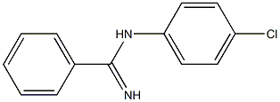 Benzenecarboximidamide, N-(4-chlorophenyl)- Structure