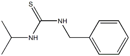 Thiourea, N-(1-methylethyl)-N'-(phenylmethyl)- Structure