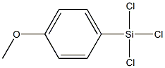 Silane, trichloro(4-methoxyphenyl)- Structure