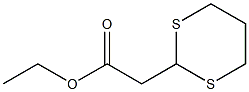 1,3-Dithiane-2-acetic acid, ethyl ester Structure