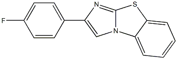Imidazo[2,1-b]benzothiazole,2-(4-fluorophenyl)- Structure