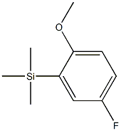 (5-fluoro-2-methoxyphenyl)-trimethylsilane Structure