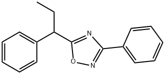 3-phenyl-5-(1-phenylpropyl)-1,2,4-oxadiazole Structure