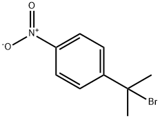 Benzene, 1-(1-bromo-1-methylethyl)-4-nitro- 구조식 이미지