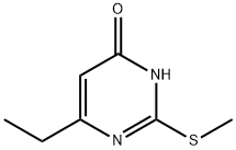 6-Ethyl-2-methylsulfanyl-pyrimidin-4-ol 구조식 이미지