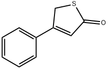 4-phenyl-5H-thiophen-2-one Structure