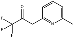 1,1,1-trifluoro-3-(6-methylpyridin-2-yl)propan-2-one Structure
