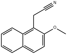 (2-Methoxy-naphthalen-1-yl)-acetonitrile 구조식 이미지