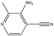 4-Pyridinecarbonitrile, 3-amino-2-methyl- 구조식 이미지