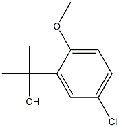 2-(5-chloro-2-methoxyphenyl)propan-2-ol 구조식 이미지
