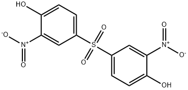 4-(4-hydroxy-3-nitro-phenyl)sulfonyl-2-nitro-phenol Structure