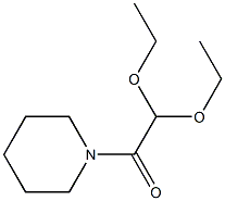 Ethanone,2,2-diethoxy-1-(1-piperidinyl)- Structure