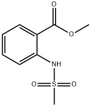 2-Methanesulfonylamino-benzoic acid methyl ester 구조식 이미지