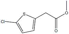 methyl 2-(5-chlorothiophen-2-yl)acetate Structure
