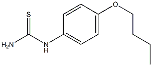 Thiourea, (4-butoxyphenyl)- 구조식 이미지