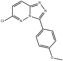 6-chloro-3-(4-methoxyphenyl)[1,2,4]triazolo[4,3-b]pyridazine 구조식 이미지