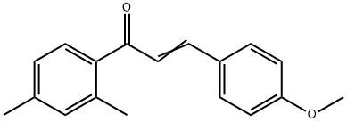 (2E)-1-(2,4-dimethylphenyl)-3-(4-methoxyphenyl)prop-2-en-1-one Structure