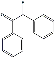 Ethanone, 2-fluoro-1,2-diphenyl- Structure