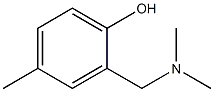 Phenol, 2-[(dimethylamino)methyl]-4-methyl- 구조식 이미지