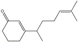2-Cyclohexen-1-one, 3-(1,5-dimethyl-4-hexenyl)- Structure