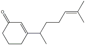 2-Cyclohexen-1-one, 3-(1,5-dimethyl-4-hexenyl)- 구조식 이미지