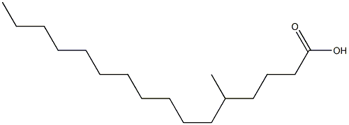 Hexadecanoic acid, 5-methyl- Structure