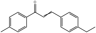 (2E)-3-(4-ethylphenyl)-1-(4-methylphenyl)prop-2-en-1-one Structure