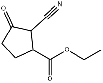 ethyl 2-cyano-3-oxocyclopentanecarboxylate 구조식 이미지