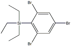 triethyl-(2,4,6-tribromophenyl)silane 구조식 이미지