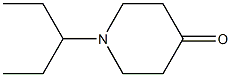 1-pentan-3-ylpiperidin-4-one Structure