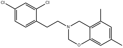 3-[2-(2,4-dichlorophenyl)ethyl]-5,7-dimethyl-2,4-dihydro-1,3-benzoxazine Structure