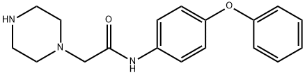 N-(4-phenoxyphenyl)-2-piperazin-1-ylacetamide Structure