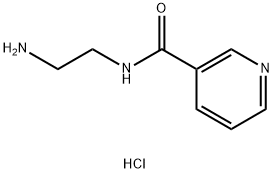 3-Pyridinecarboxamide, N-(2-aminoethyl)- dihydrochloride 구조식 이미지