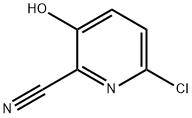 6-CHLORO-3-HYDROXYPICOLINONITRILE 구조식 이미지