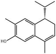 2-Naphthalenol, 5,6-dihydro-3,8-dimethyl-5-(1-methylethyl)-, (5S)- Structure