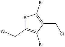 Thiophene, 2,4-dibromo-3,5-bis(chloromethyl)- 구조식 이미지