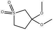 3,3-dimethoxytetrahydrothiophene 1,1-dioxide 구조식 이미지