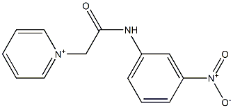 N-(3-nitrophenyl)-2-pyridin-1-ium-1-ylacetamide Structure