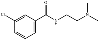 3-chloro-N-[2-(dimethylamino)ethyl]benzamide 구조식 이미지