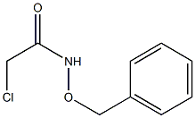 Acetamide, 2-chloro-N-(phenylmethoxy)- Structure