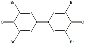 2,5-Cyclohexadien-1-one,2,6-dibromo-4-(3,5-dibromo-4-oxo-2,5-cyclohexadien-1-ylidene)- 구조식 이미지