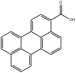 3-Perylenecarboxylic acid Structure
