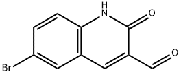 6-Bromo-2-hydroxy-quinoline-3-carbaldehyde Structure