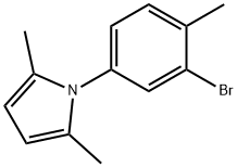 1-(3-bromo-4-methylphenyl)-2,5-dimethyl-1H-pyrrole Structure