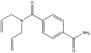 N,N-diprop-2-enylbenzene-1,4-dicarboxamide 구조식 이미지